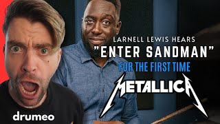 quotUK Drummer REACTS to Larnell Lewis Hearing quotEnter Sandmanquot For The First Time REACTIONquot [upl. by Esilrahc]