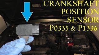 Crankshaft Position Sensor POS P0335 amp P1336 Testing and Replacement [upl. by Suoirrad]