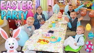 KIDS ONLY Easter Party Skit with GIANT Surprise Egg [upl. by Letsou]