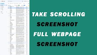 ✅ Take Scrolling Screenshot in Windows 10  Full Webpage Screenshot [upl. by Cas392]