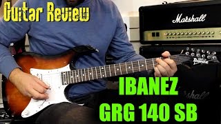 IBANEZ GRG140 SB  Demo Guitar [upl. by Dyson702]