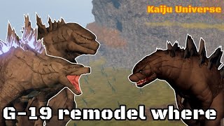 When Godzilla 2019 doesnt get a remodel Kaiju Universe [upl. by Annocahs224]