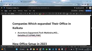 IT Company office Expansion In Kolkata  Kolkata IT Growth by 2026  IT Product startup Company [upl. by Iharas]