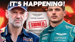 SHOCKING MOVE for Adrian Newey amp Max Verstappen [upl. by Nerhtak501]