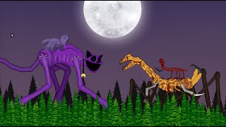 CatnapSmiling Citters VS Zoochosis GiraffeZoochosis Monster  Animation Drawing Cartoon 2 [upl. by Herald]