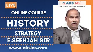 LIVE Modern Indian HISTORY Strategy  ESEENAIAH Sir  APPSC  TSPSC  UPSC AKS IAS [upl. by Hilten233]