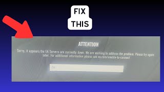 How to Fix “Sorry it appears the EA servers are currently down” in College Football 25 [upl. by Nivk330]