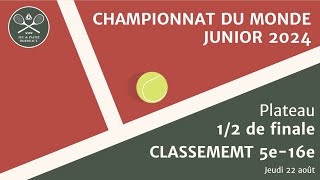 Championnat du Monde Junior du Jeu de Paume 2024  Plateau  Classement 5e16e 12 de finale [upl. by Namyw23]