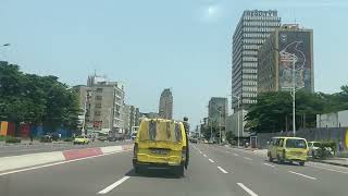 Kinshasa capital city of DRC Congo [upl. by Nosyrb]