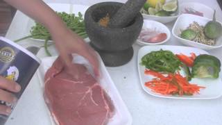 Cambodian Beef Salad  Plear Sach Ko [upl. by Baxie]