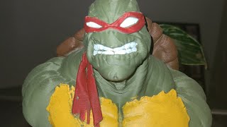 3d Printing TMNT  Raphael using Eryone Matte Green PLA [upl. by Clellan]