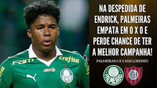 ENDRICK SE EMOCIONA NA DESPEDIDA DO PALMEIRAS VERDÃO DESPERDIÇA CHANCE DE MELHOR CAMPANHA [upl. by Andros]