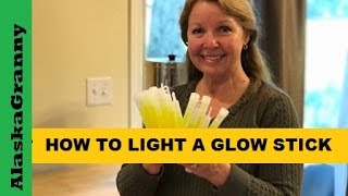 How to Light a Glow Stick How To Use Glow Sticks [upl. by Oigroig]