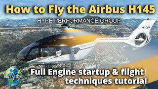 HOW TO FLY THE AiRBUS H145  Startup Flight Techniques PLUS Monaco Air Tour [upl. by Imat]