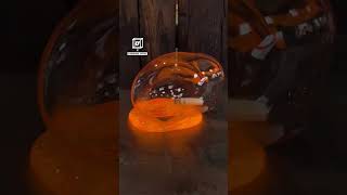 Molten glass vs lighter 😲🔥 🎥 glassversusofficial via BViral [upl. by Hakvir]