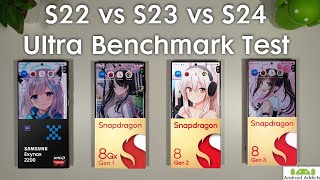 S24 Ultra vs S23 Ultra vs S22 Ultra Benchmark Test [upl. by Shiverick401]