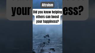 Altruism facts psychologyfacts psychology cognitivepsychologymentalhealth kindness empathy [upl. by Anipsed329]