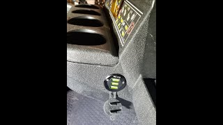 USB port installed on a EZGO Express S4 golf cart [upl. by Rovner29]