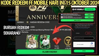 KODE REDEEM FC MOBILE TERBARU 15 OKTOBER 2024 HARI INI  CARA REDEEM KODE DI FC MOBILE❗❗ [upl. by Odlareg]