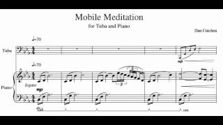 Tuba Solo with piano  quotMobile Meditationquot [upl. by Ayitahs]