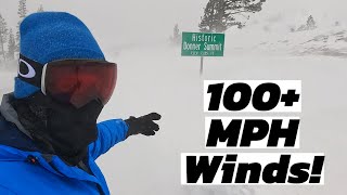 Terrifying California Blizzard Hundreds Stranded on Donner Pass [upl. by Lemhaj]