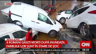 În zonele devastate din Spania mai circulă doar ambulanțele și maşinile de la serviciile funerare [upl. by Robillard]