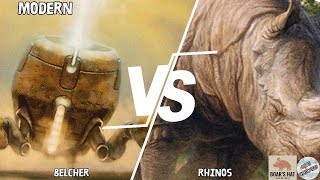 Belcher VS Temur Rhinos MTG Modern [upl. by Spillihp]