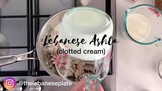 A Cheats Lebanese Ashta Recipe clotted cream [upl. by Suzann743]