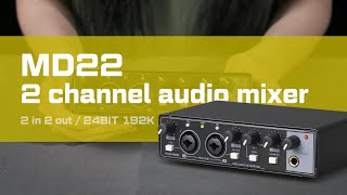 How to connect MD22 Audio Interface to the computer [upl. by Anastassia]