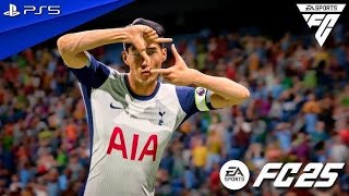 PS5 EA FC 25Manchester City Vs Spurs  Full match  2425 premier league 4K 60FPS HDR [upl. by Wit]