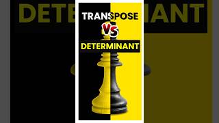 11th Maths Transpose vs Determinant 🥊 [upl. by Aneetsirhc903]