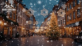 Upbeat Christmas Jazz Music with Cozy Christmas Ambience for Relaxing [upl. by Yniffit]