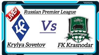 Krylya Sovetov vs FK Krasnodar Russian Premier League live [upl. by Arick]