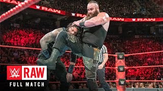 FULL MATCH Roman Reigns vs Braun Strowman — Last Man Standing Match Raw Aug 7 2017 [upl. by Manning971]