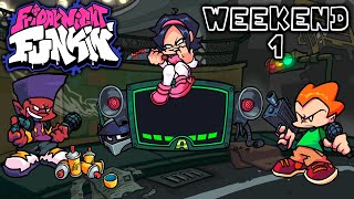 Friday Night Funkin WEEKEND 1  Full Week amp Cutscenes [upl. by Dulsea324]