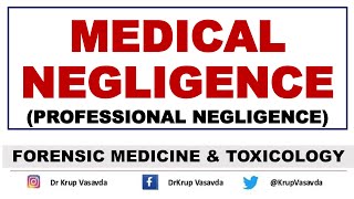 Medical Negligence  Malpraxis  Dr Krup Vasavda [upl. by Wilburt716]