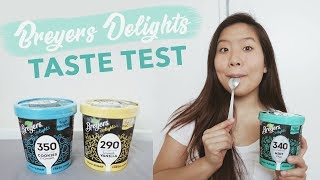 BREYERS DELIGHTS LOW CALORIE ICE CREAM REVIEW [upl. by Benedicta8]