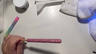 Glitter Resin Pens Using CCDIY Uv Resin [upl. by Medwin]