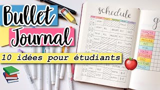 • Bullet Journal 10 idées de pages pour étudiants⎪ZoWé [upl. by Horan]