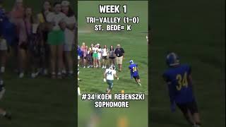 TriValley vs St Bede Week 1 football highlights [upl. by Elvie478]