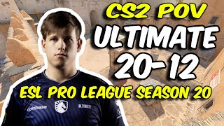 CS2 POV  Liquid ultimate 2012 vs Virtuspro Dust2  ESL Pro League Season 20 [upl. by Nayt]