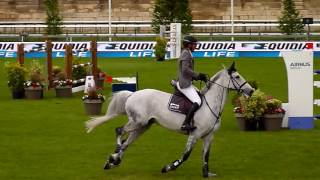 Ludger Beerbaum winner  Chiara jump off GCT Chantilly 2016 [upl. by Ayotaj502]