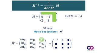 MATRIZ INVERSA 3x3 [upl. by Simah]