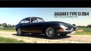 JAGUAR ETYPE SERIES 1 COUPE 38 ORIGINAL BLACK  1964  GALLERY AALDERING TV [upl. by Hedges882]