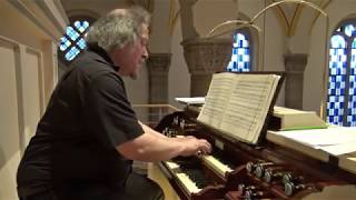 Cathedral Organist Johannes Mayr Stuttgart plays Johann Sebastian Bach Canzona dmoll in Neuhausen [upl. by Ichabod]