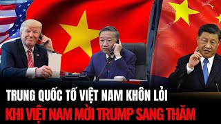 Trung Quốc Tố Việt Nam Khôn Lỏi Khi Việt Nam Mời Trump Sang Thăm  Hiểu Rõ Hơn [upl. by Ahseet]