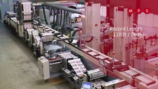 MPS Printing Presses Record length EXLPackaging press [upl. by Ardeen739]