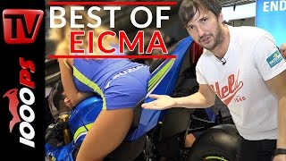 Motorrad Highlights und Messe Girls 2017  Best of EICMA  NastyNils Messerundgang [upl. by Gudrin]