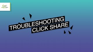 Clickshare Troubleshooting [upl. by Mehetabel]