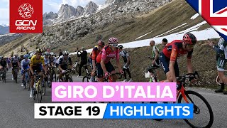 The Queen Stage And Cima Coppi For Riders To Battle  Giro DItalia 2023 Highlights  Stage 19 [upl. by Braynard810]